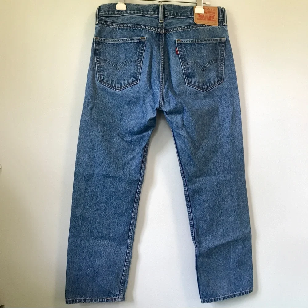 Levi’s 505 Regular Fit Men’s Denim Jeans - Picture 4 of 9